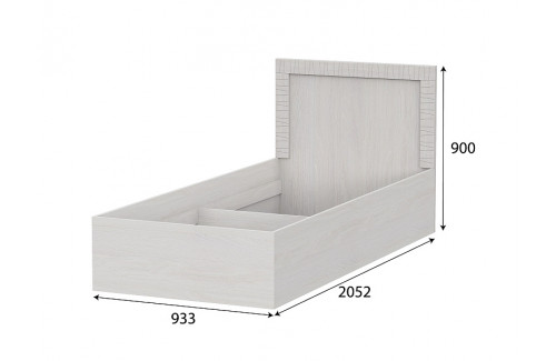 Кровать одинарная 0,9 м Гамма