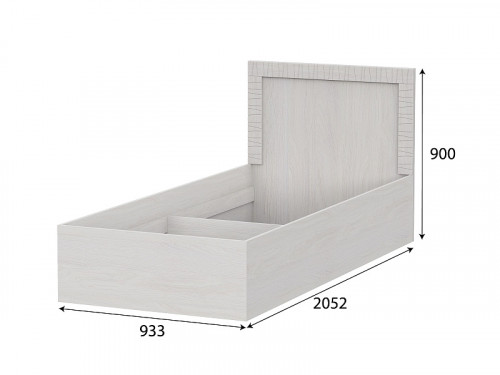 Кровать одинарная 0,9 м Гамма