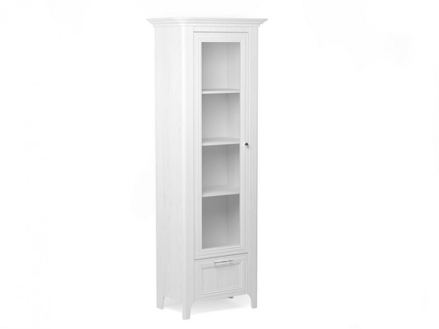 Пенал со стеклом Клер 746*458*2054 Сосна Андерсен