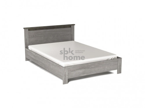 Кровать 1400 Денвер Риббек серый